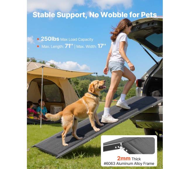 Šunų rampa automobiliams 180 x 43 cm1