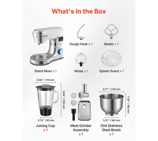 Virtuvinis maišytuvas su 5.7 L dubeniu2