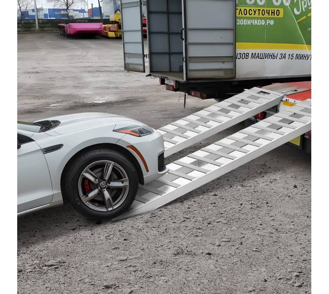 Aliuminės užvažiavimo rampos, 2 vnt., 2745 x 380 mm7