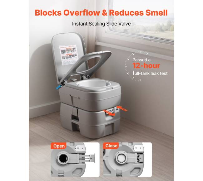 Nešiojamas tualetas su 30L atskiriamu baku4