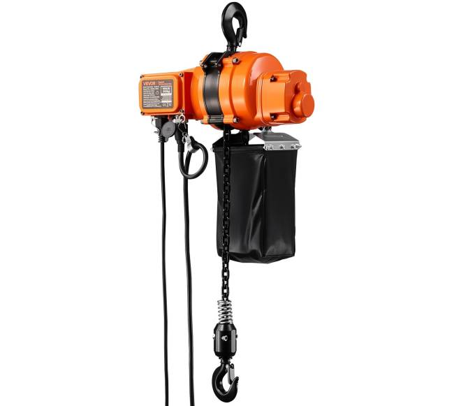 Elektrinis grandinės keltuvas 500 kg 6 m aukščio10