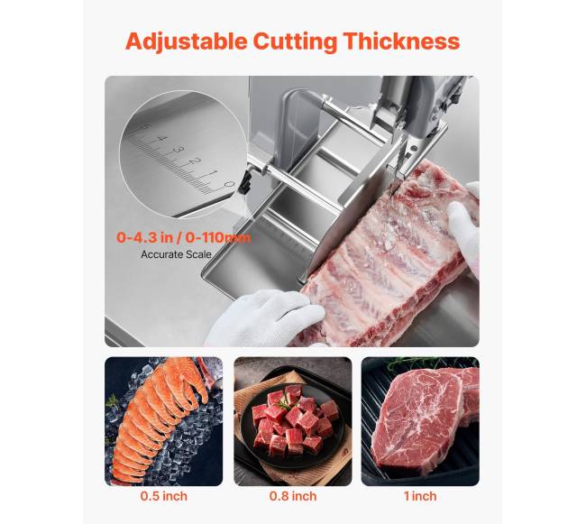 Elektrinė mėsos pjovimo juostinė pjūklė3