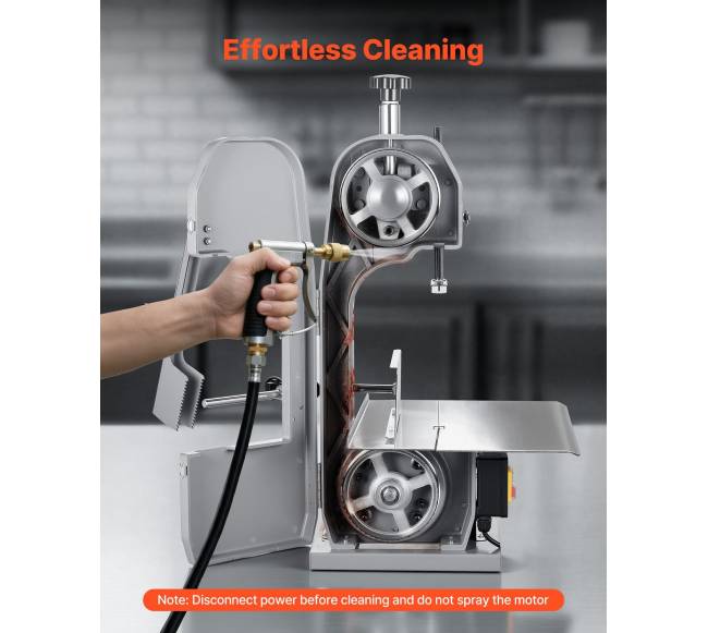 Elektrinė mėsos pjovimo juostinė pjūklė4