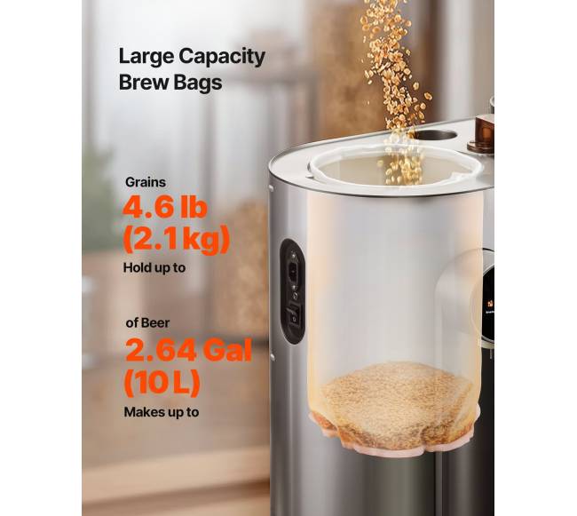 Alus virimo maišai automatiniams alaus gamintojams2