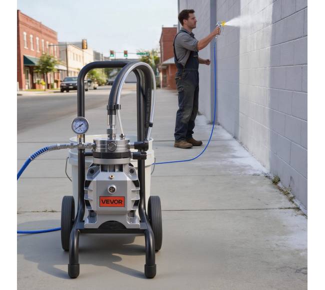 Elektrinis beoris dažų purkštuvas 1500 W, 2800 psi7