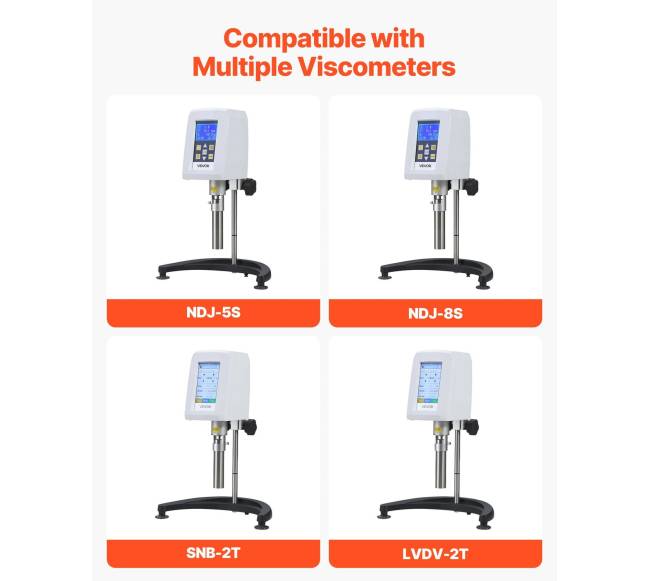 Rotacinis viskozimeterių rotorius žemo klampumo skysčiams5