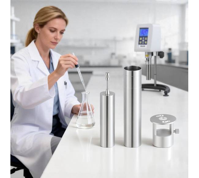 Rotacinis viskozimeterių rotorius žemo klampumo skysčiams7