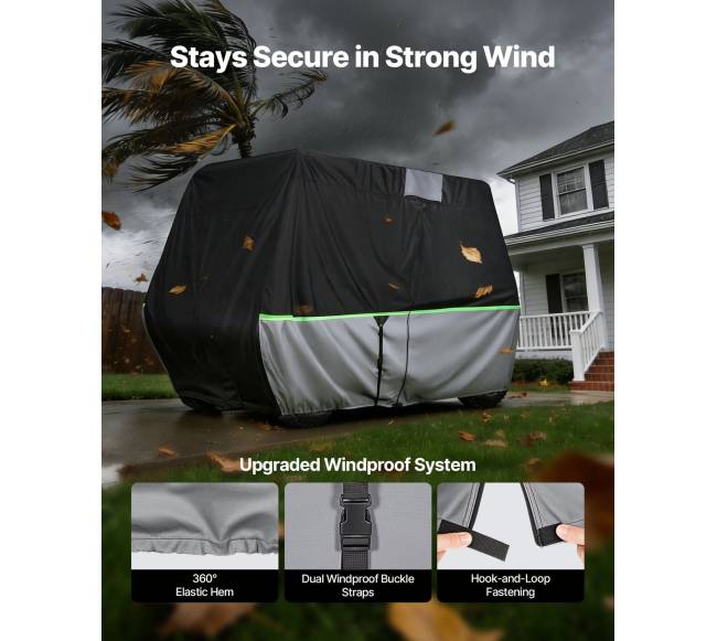 Golfo vežimėlio uždangalas 2+24 keleiviams5