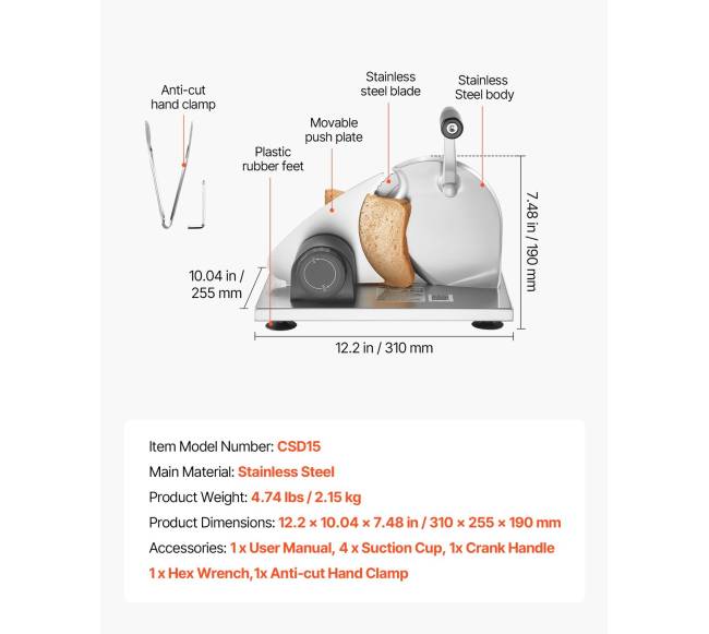 Rankinis duonos pjaustiklis su sūrio peiliuku6