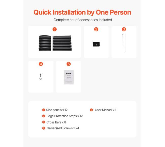 Metalinė pakelta lysvė 200x60x42 cm pilka4