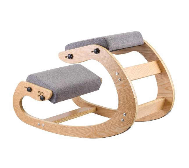 Ergonomiška klūpėjimo kėdė pilka10