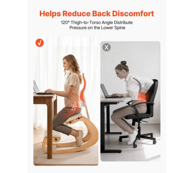 Ergonomiška kėdė, medinė nuleidžiama kėdė2