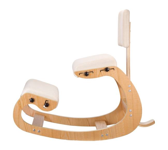 Ergonomiška kėdė, medinė nuleidžiama kėdė9