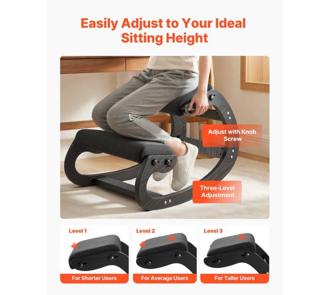 Ergonominė medinė kėdė su paminkštinimu3