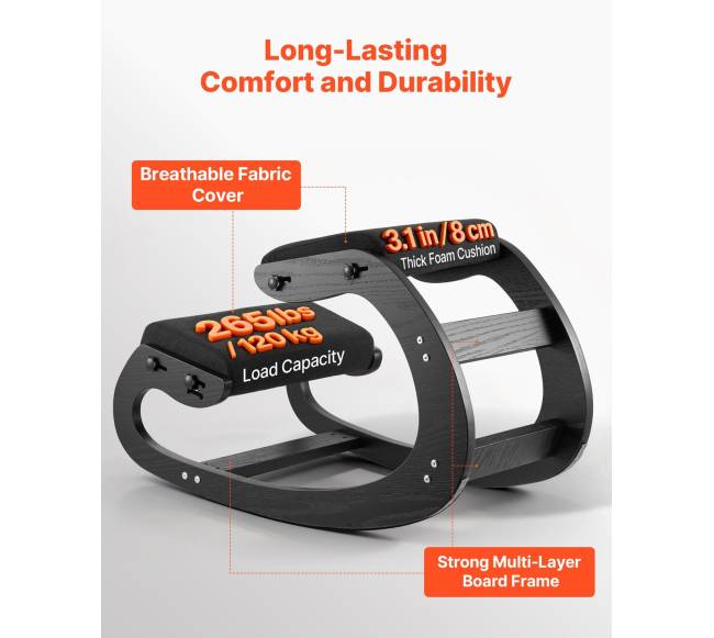 Ergonominė medinė kėdė su paminkštinimu4