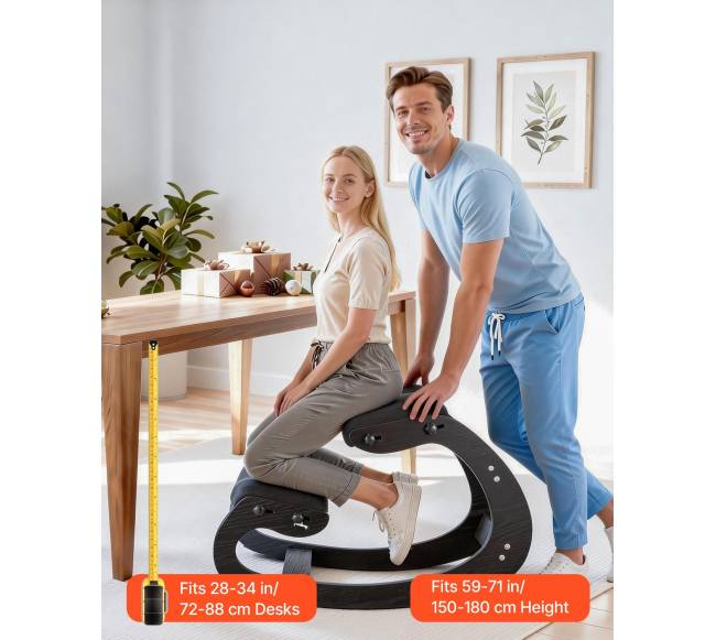 Ergonominė medinė kėdė su paminkštinimu7