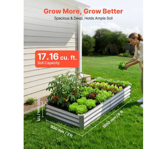 2 dalių cinkuoti paaukštinti lysvės rinkiniai1