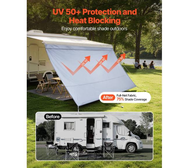 Kemperinės markizės saulės užuolaida 2 x 3.7 m1