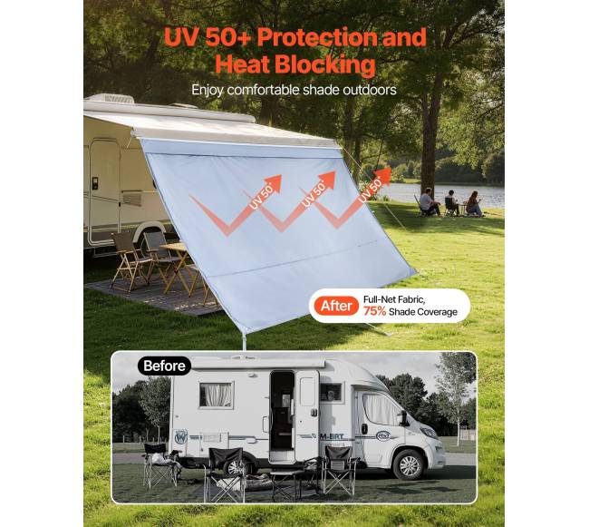 RV markizės saulės uždanga, 2 x 3.3 m1