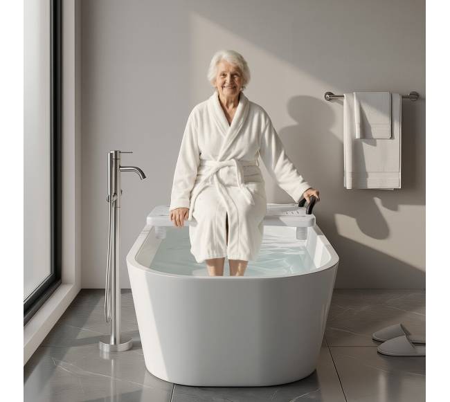 Voniai skirtas pernešimo suolas su rankena7