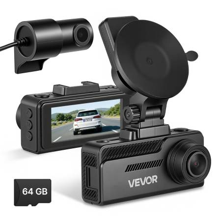 Priekinė ir galinė vaizdo registratorius 4K+1080P0