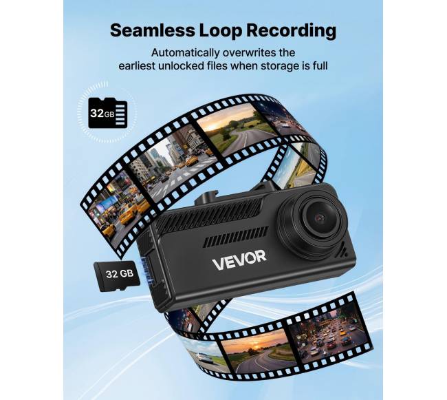 Priekinė ir galinė automobilio vaizdo kamera2