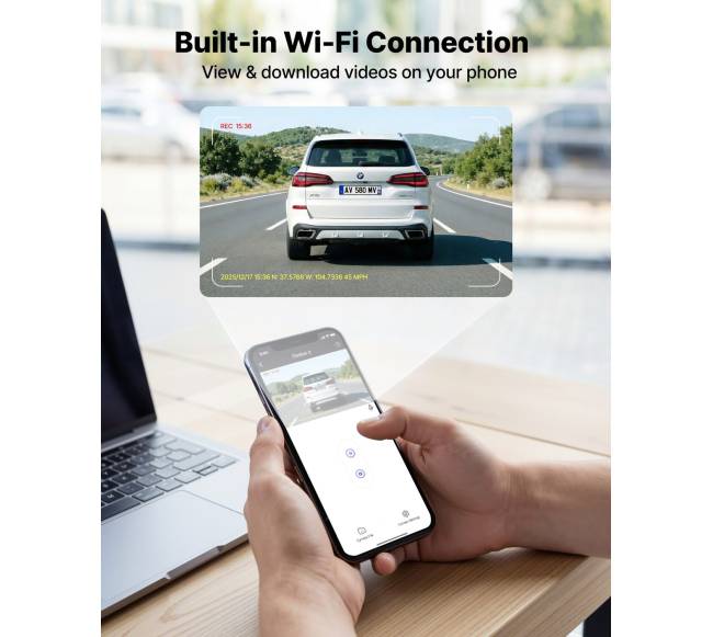 Priekinė ir galinė vaizdo kamera automobiliui5