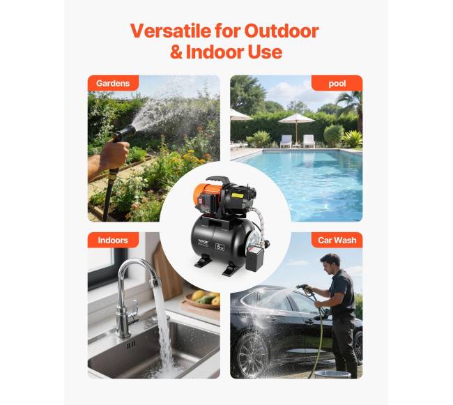 Šulinio siurblys su slėgio talpa 230V 3750 LPH5