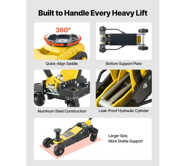 Automobilinis keltuvas 3 tonų su dvigubais stūmokliais6