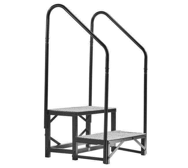 RV laiptai su dvejais turėklais10