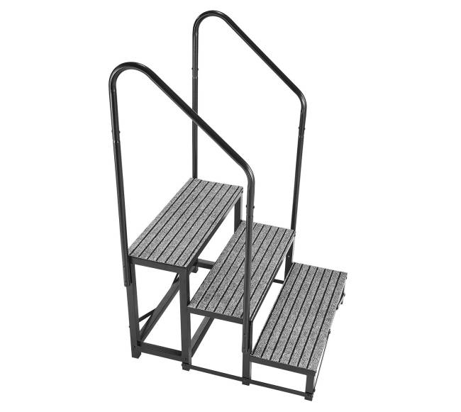 Laiptai su dviem turėklais, 3 pakopos9