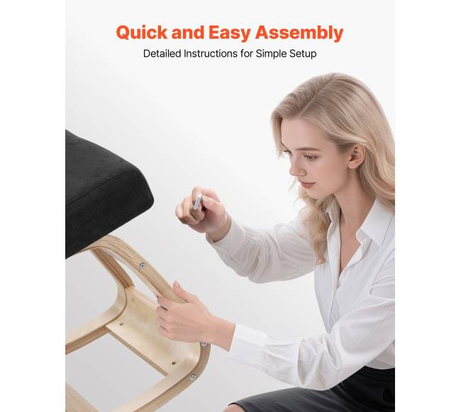 Ergonominė klūpėjimo kėdė iš medžio5