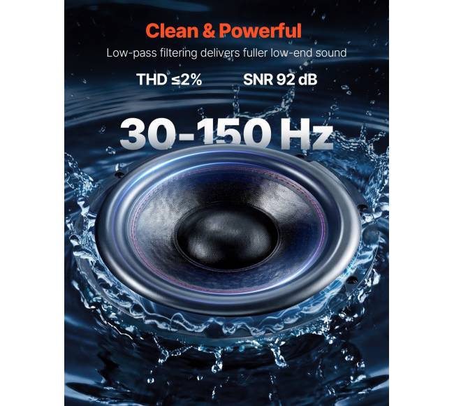 Kompaktiškas automobilinis žemųjų dažnių garsiakalbis su stiprintuvu3