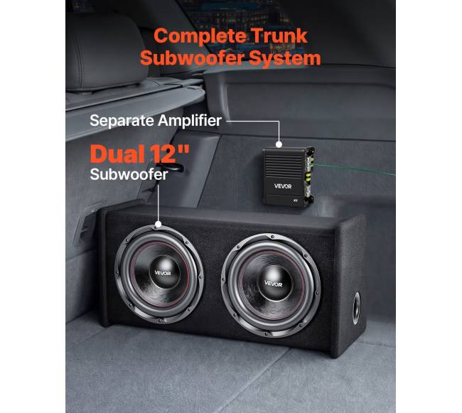 Dviejų automobilių žemų dažnių garsiakalbių komplektas1