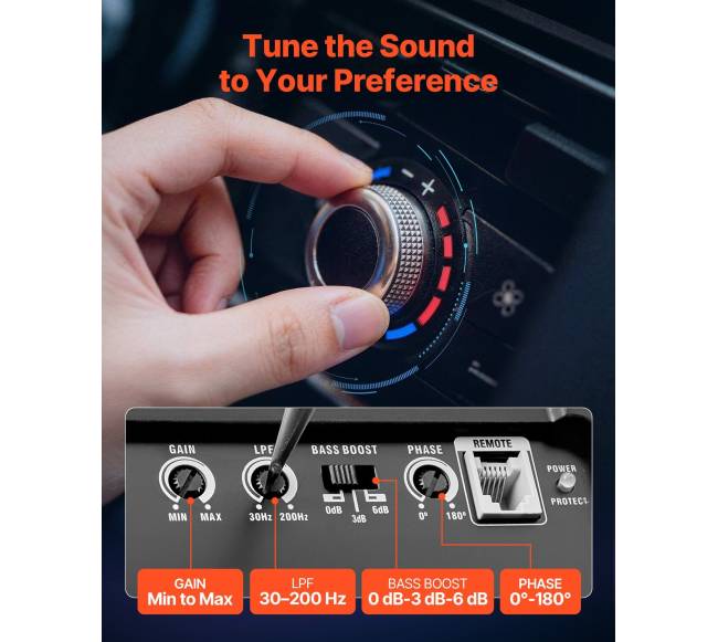 Dviejų automobilių žemų dažnių garsiakalbių komplektas4