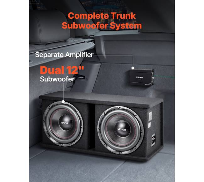 Automobilio subvuferio ir stiprintuvo komplektas1