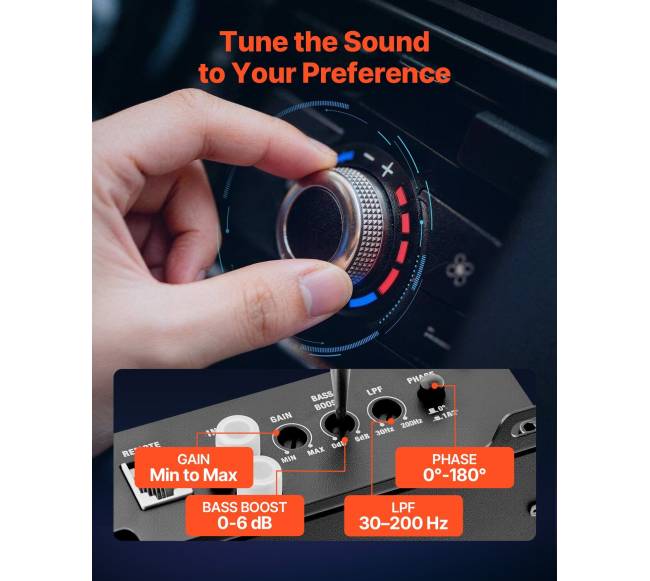 Automobilio subvuferio ir stiprintuvo komplektas4