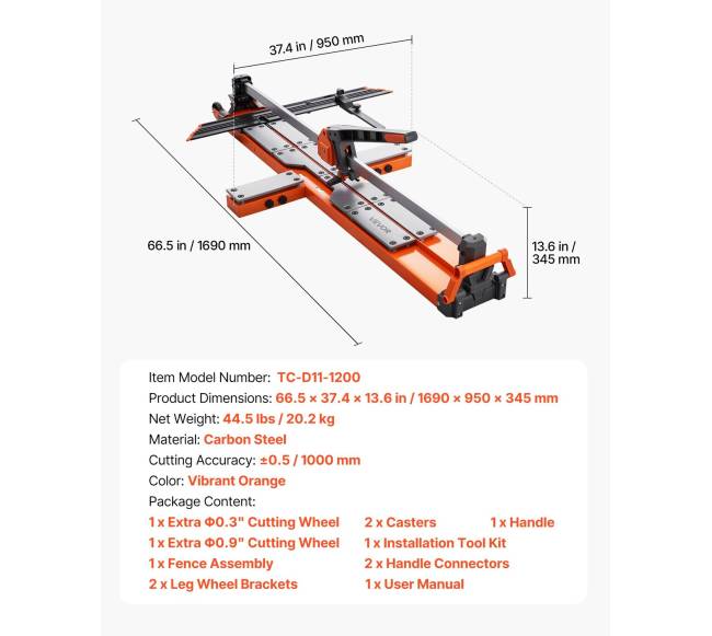1200 mm plytelių pjaustytuvas su spyruokline baze6