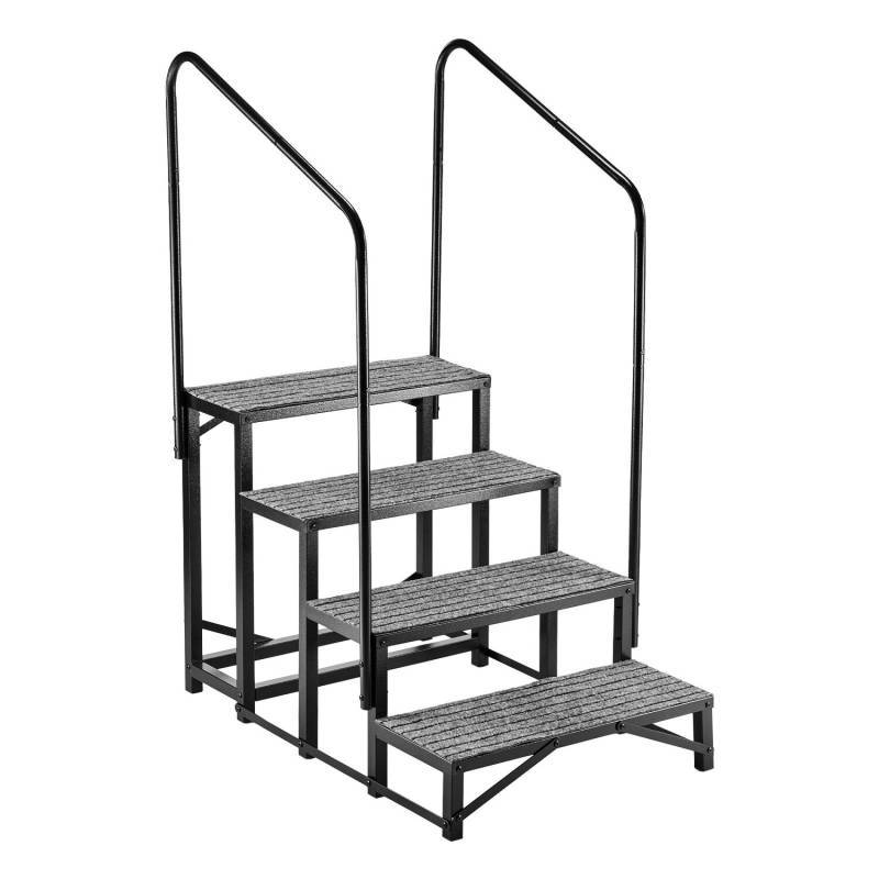 RV laiptai su dvigubais turėklais0