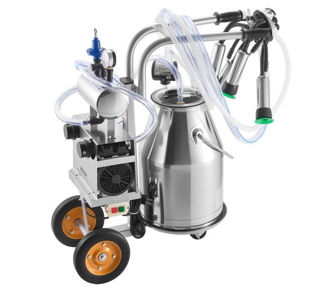 Elektrinė karvių melžimo mašina su 25 l kibiru8