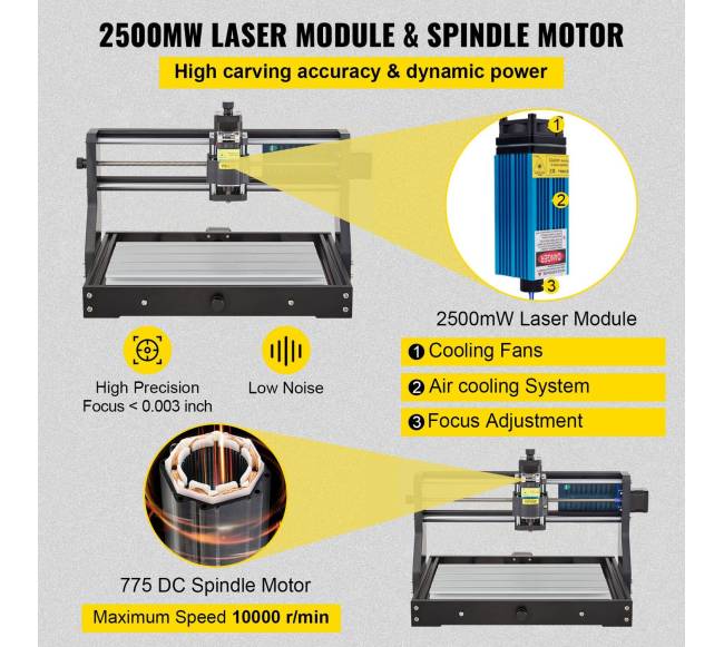 CNC frezavimo ir graviravimo staklės 3018 Pro2