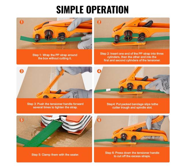 Tvirtinimo juostos rinkinys su įtempimo įrankiu4