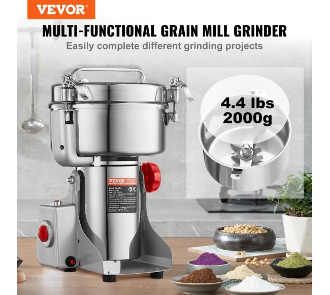 2000g elektrinė pramoninė prieskonių malūnas1