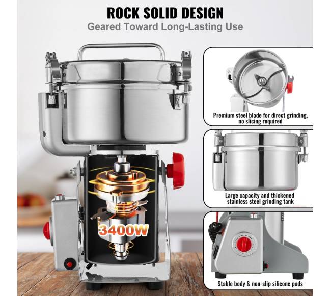 2000g elektrinė pramoninė prieskonių malūnas2