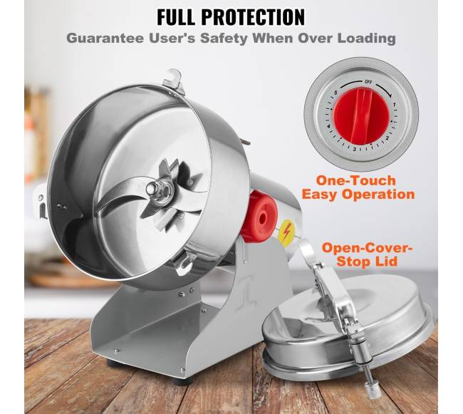 2000g elektrinė pramoninė prieskonių malūnas4