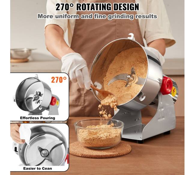 2000g elektrinė pramoninė prieskonių malūnas5