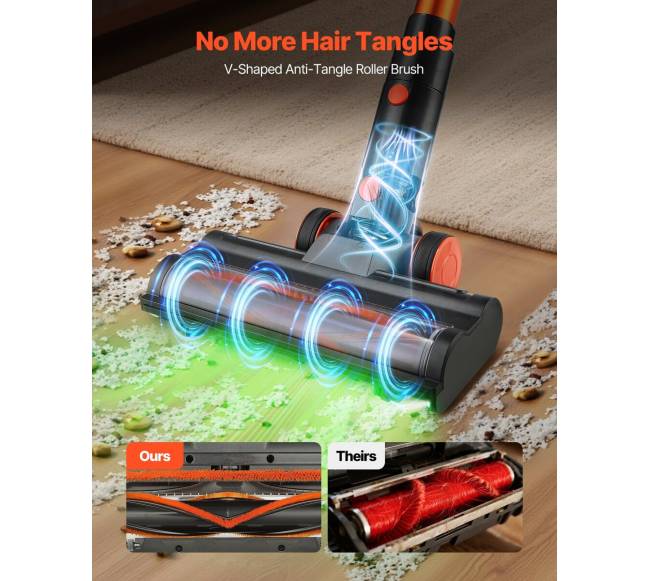 Belaidis dulkių siurblys su LED ekranu2