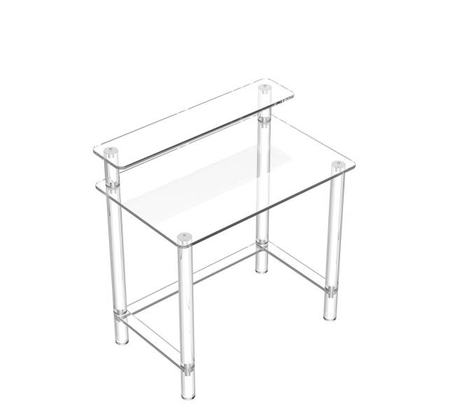 Akrilo stalelis su monitoriaus stovu0