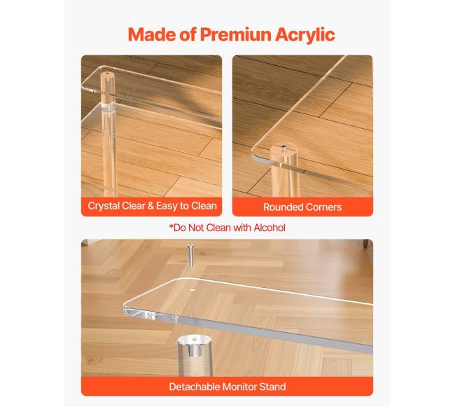 Akrilo stalelis su monitoriaus stovu4