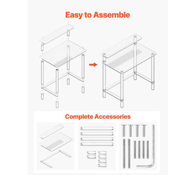 Akrilo stalelis su monitoriaus stovu6